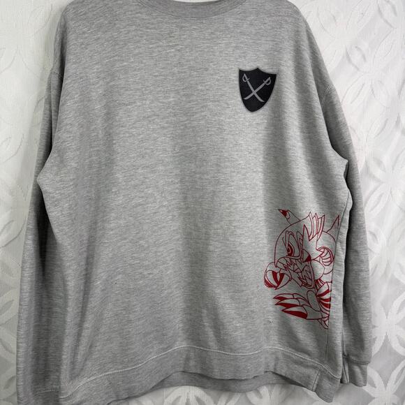 The Hundreds Yugioh Toon Dragon Crewneck Sweatshirt Unisex Size 2X - Picture 3 of 10